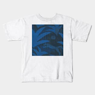 Criss Cross Stitch / Moody Night in the Jungle Kids T-Shirt